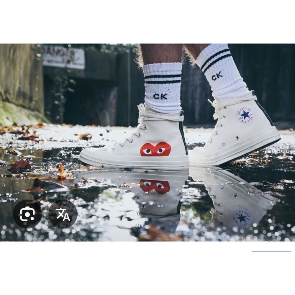 Converse x Comme des Garçons PLAY Unisex Chuck Taylor All Star High-Top Sneakers